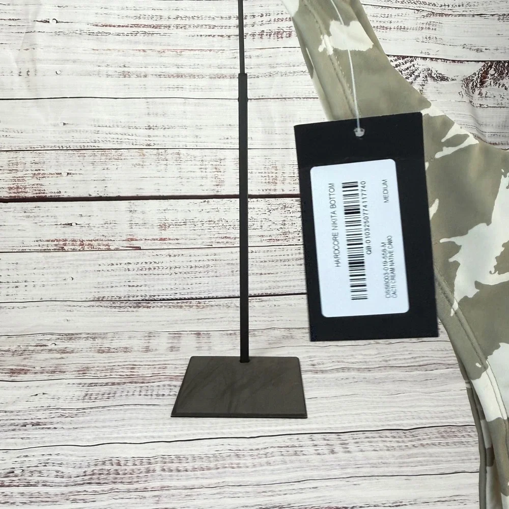Darc Sport Hardcore Nikita Bikini Bottom Cacti Cream Native Camo Medium NWT